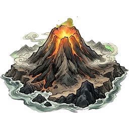無盡海・萬世仙族：火山島 地火靈脈